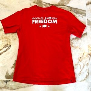 Mountain Khaki Good Ol’ American Freedom Men’s XL Red T-Shirt.